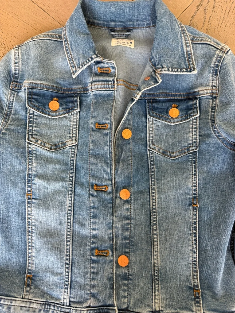 Crewcuts Blue Denim Jacket with Copper-Tone Buttons